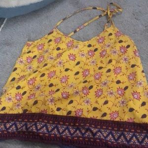 Floral tank top